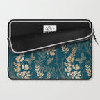 Exotic Florals and Butterflies Laptop Sleeve Gallery Image 2