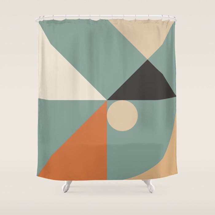 Mid Century 08C Shower Curtain Gallery Image 1