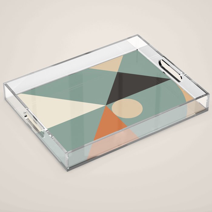 Mid Century 08C Acrylic Tray Gallery Image 1