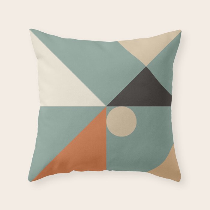 Mid Century 08C Throw Pillow Gallery Image 6