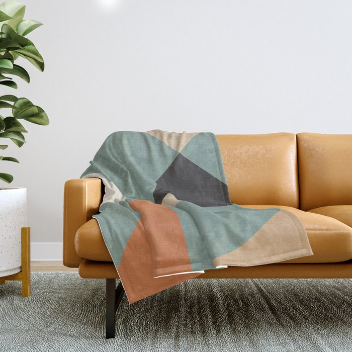 Mid Century 08C Throw Blanket Gallery Image 1