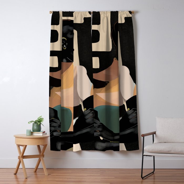 Portrait in Form Window Curtain Gallery Image 5