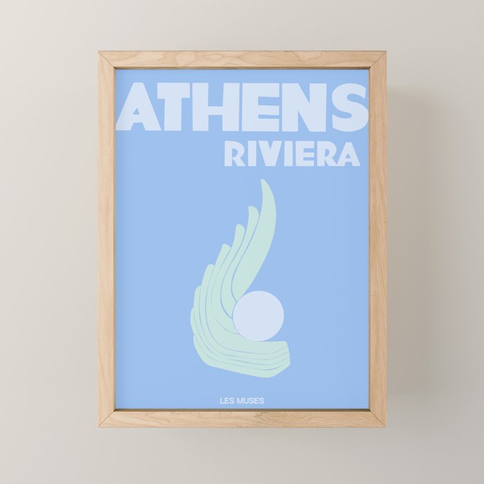 athens riviera Mini Art Print Gallery Image 1