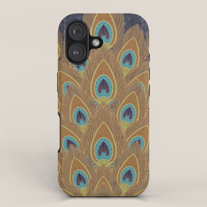 Peacock Art Deco iPhone Case Gallery Image 1