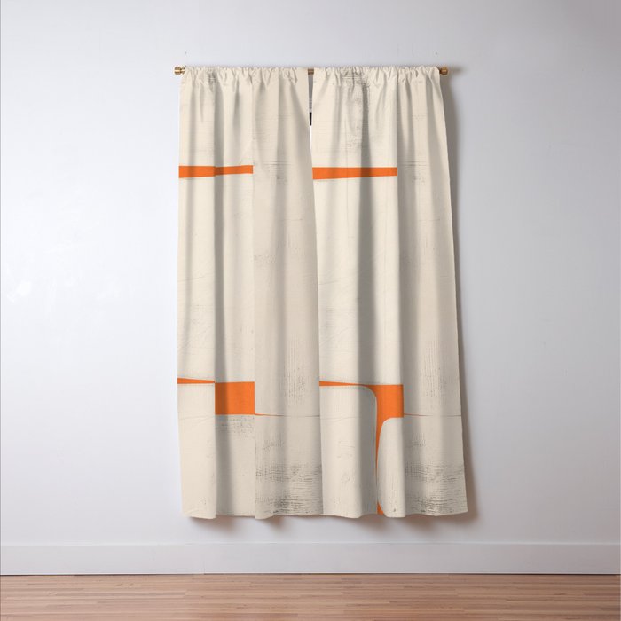 Soft Shapes in Balance III Window Curtain Gallery Image 3