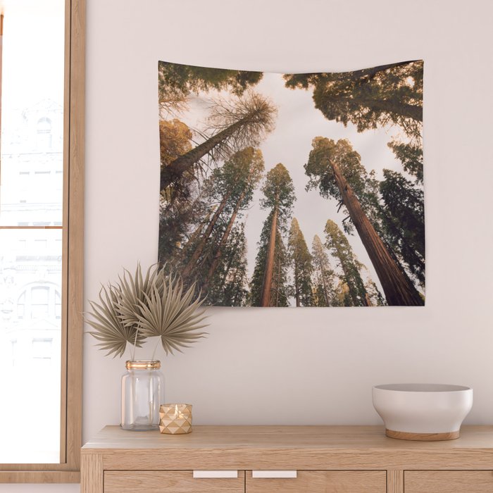 Sequoia Sunset Wall Tapestry Gallery Image 2