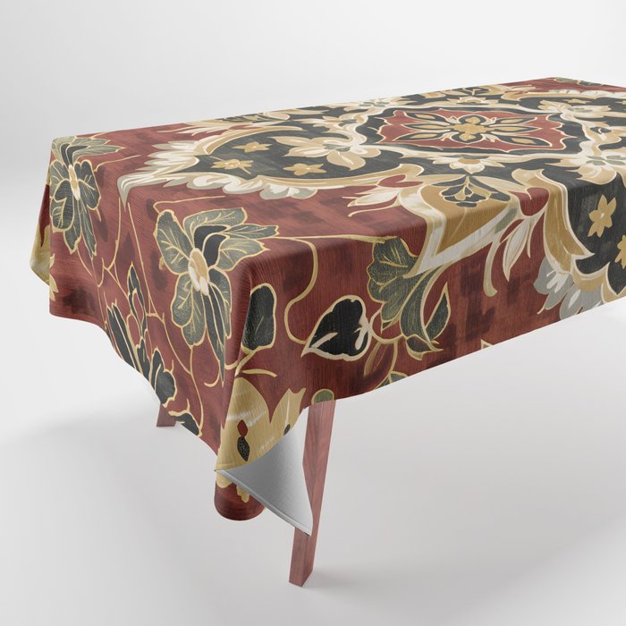 Desert Gold Medallion Tablecloth Gallery Image 1