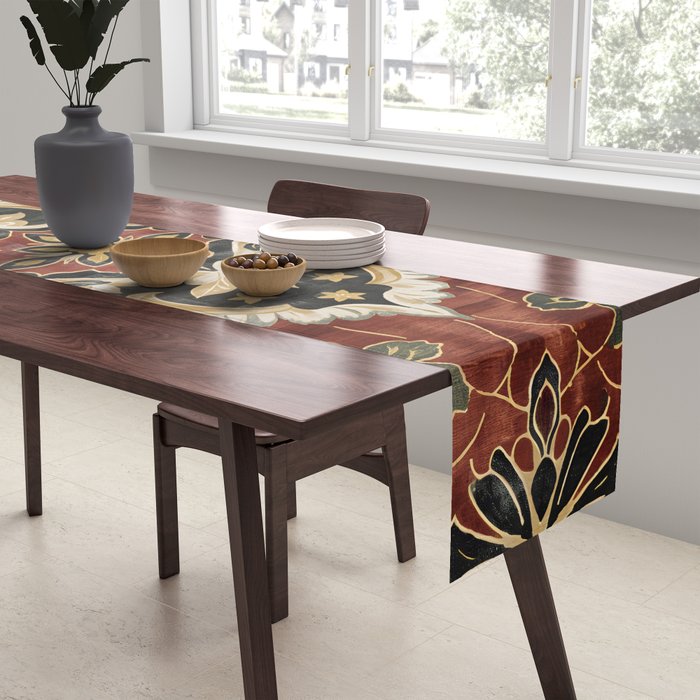Desert Gold Medallion Table Runner Gallery Image 2