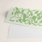 Floral Pattern: Forest Green Edition Wrapping Paper Gallery Image 2