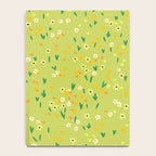 Bright Green Wildflowers Notebook Gallery Image 4