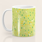 Bright Green Wildflowers Coffee Mug Gallery Image 3