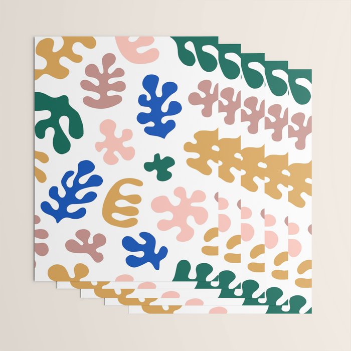 Henri Matisse Abstract Colorful Summer Cut Outs Art Pattern Wrapping Paper Gallery Image 3