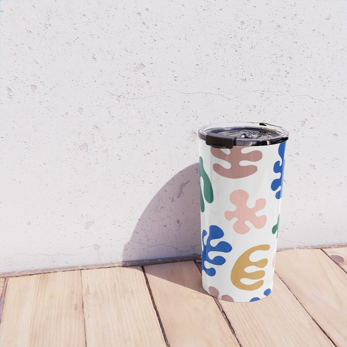 Henri Matisse Abstract Colorful Summer Cut Outs Art Pattern Travel Mug Gallery Image 4