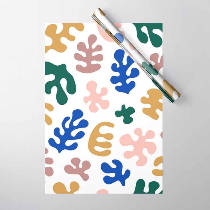 Henri Matisse Abstract Colorful Summer Cut Outs Art Pattern Wrapping Paper Gallery Image 1