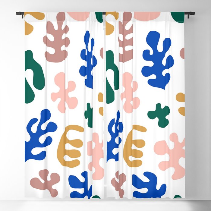 Henri Matisse Abstract Colorful Summer Cut Outs Art Pattern Window Curtain Gallery Image 5