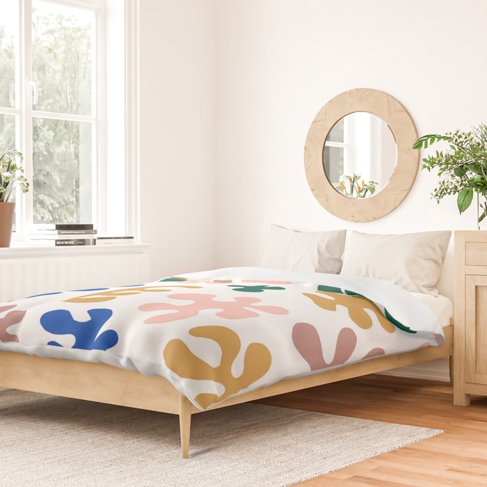 Henri Matisse Abstract Colorful Summer Cut Outs Art Pattern Duvet Cover Gallery Image 2