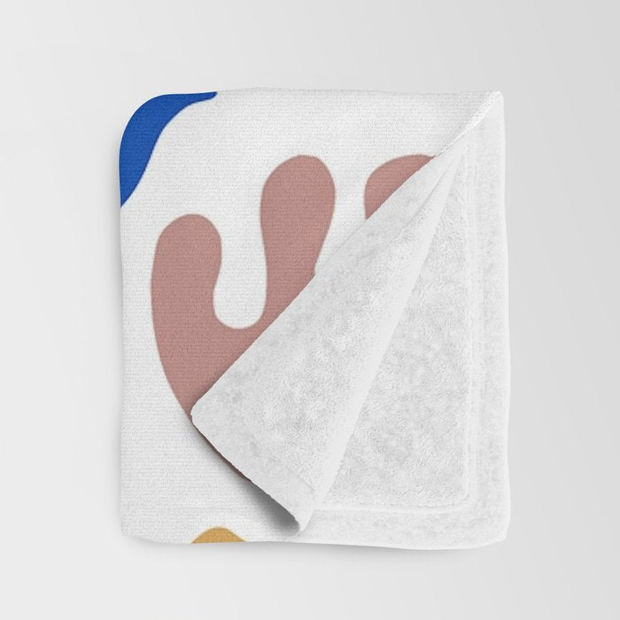 Henri Matisse Abstract Colorful Summer Cut Outs Art Pattern Throw Blanket Gallery Image 3