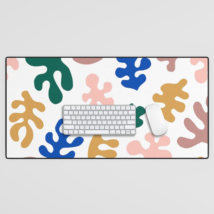 Henri Matisse Abstract Colorful Summer Cut Outs Art Pattern Desk Mat Gallery Image 1