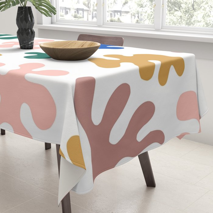 Henri Matisse Abstract Colorful Summer Cut Outs Art Pattern Tablecloth Gallery Image 3