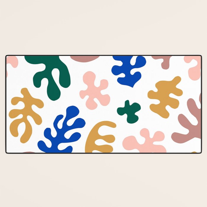 Henri Matisse Abstract Colorful Summer Cut Outs Art Pattern Desk Mat Gallery Image 3