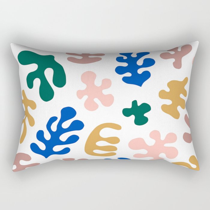 Henri Matisse Abstract Colorful Summer Cut Outs Art Pattern Rectangular Pillow Gallery Image 2