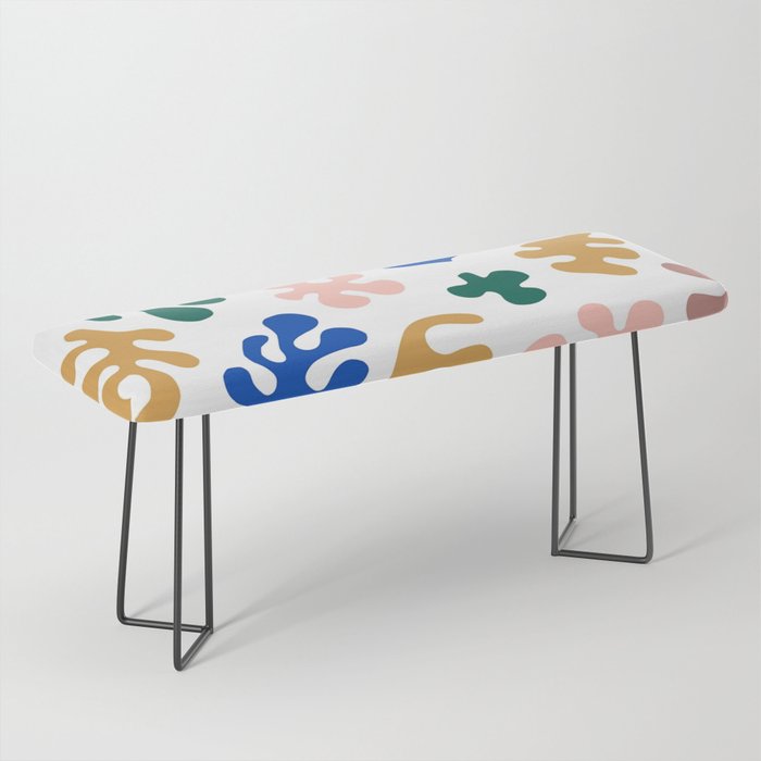 Henri Matisse Abstract Colorful Summer Cut Outs Art Pattern Bench Gallery Image 1
