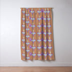 Modern Art Deco Inspiration Window Curtain Gallery Image 3