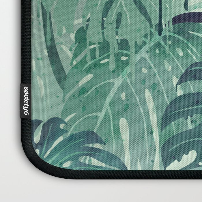 Monstera Melt (in Green) Laptop Sleeve Gallery Image 3