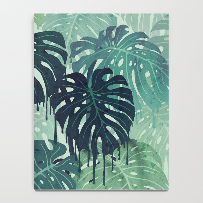 Monstera Melt (in Green) Notebook Gallery Image 4