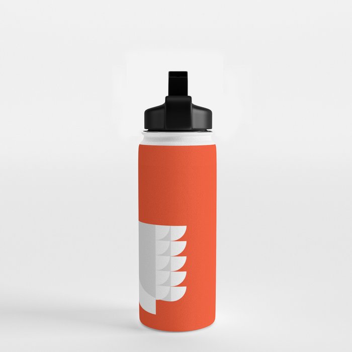 Geometric swan Water Bottle Gallery Image 2