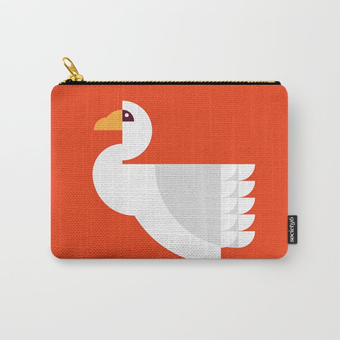 Geometric swan Carry All Pouch Gallery Image 1