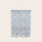 Hand drawn blue and white florals Wall Hanging Gallery Image 1