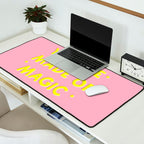 YOU ARE MADE OF MAGIC - typography Desk Mat Gallery Image 2