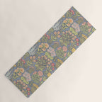 Floral Botanical Mille Fleur Pattern Yoga Mat Gallery Image 1