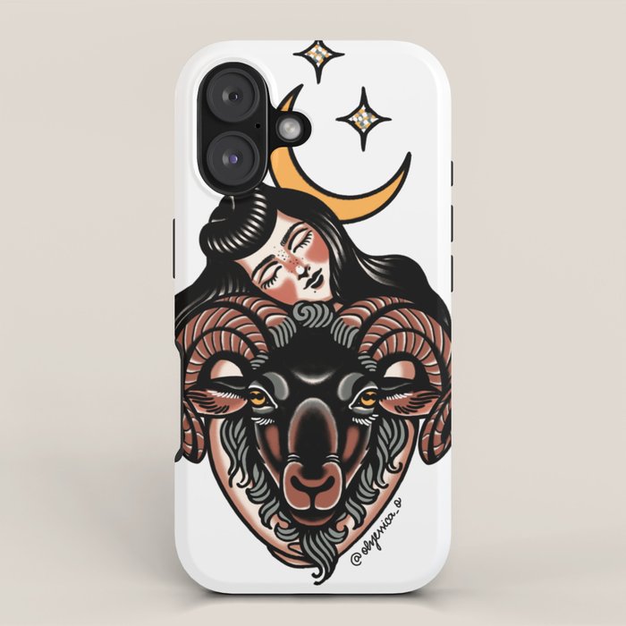 Kiss the goat iPhone Case Gallery Image 1