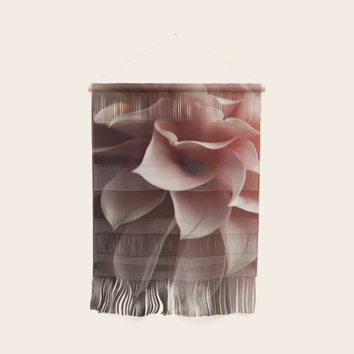 Unfolding - rose pink flower photograph dahlia botanical art print floral Wall Hanging Gallery Image 1