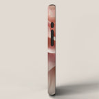 Unfolding - rose pink flower photograph dahlia botanical art print floral iPhone Case Gallery Image 2