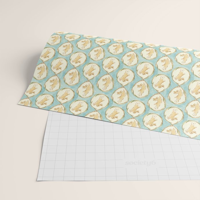 Rabbits and figure of eight  Wrapping Paper Gallery Image 2