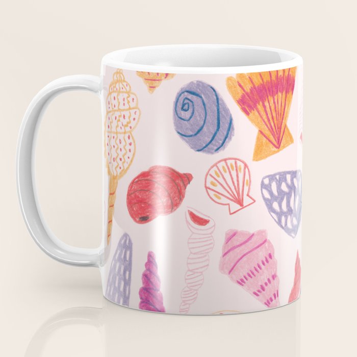 Tropical Seashells Coffee Mug Gallery Image 3