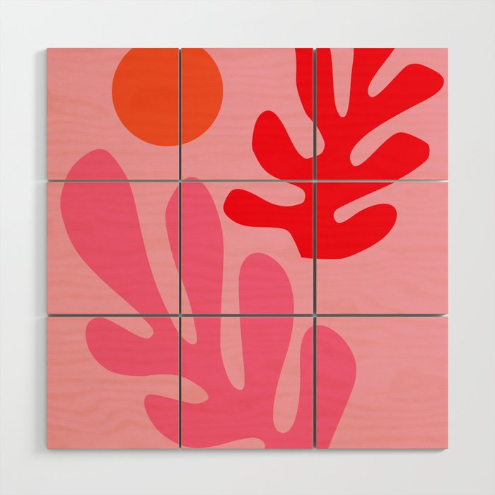 Henri Matisse - Leaves - Bubblegum Wood Wall Art Gallery Image 1