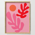 Henri Matisse - Leaves - Bubblegum Serving Tray Gallery Image 1