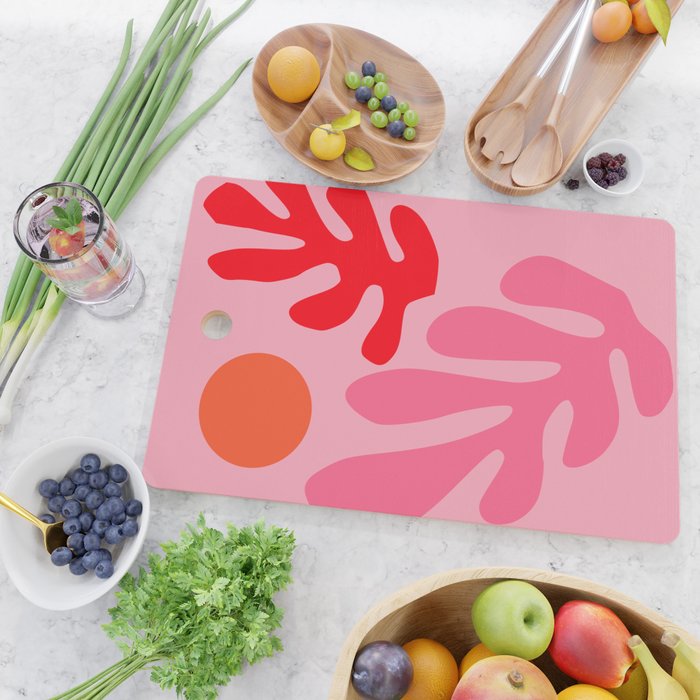 Henri Matisse - Leaves - Bubblegum Cutting Board Gallery Image 2