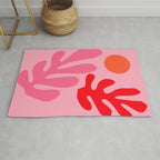 Henri Matisse - Leaves - Bubblegum Rug Gallery Image 1