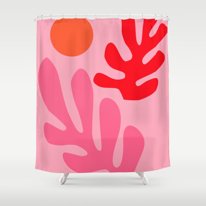 Henri Matisse - Leaves - Bubblegum Shower Curtain Gallery Image 1