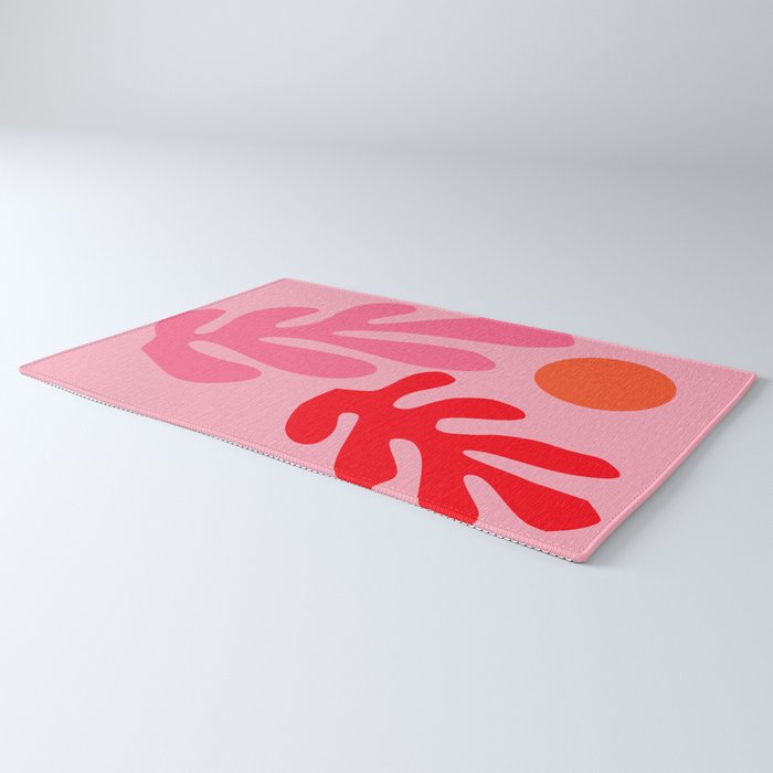 Henri Matisse - Leaves - Bubblegum Rug Gallery Image 3