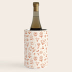 Playful Flower Doodles Wine Chiller Gallery Image 2