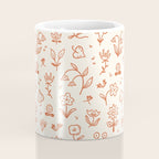 Playful Flower Doodles Coffee Mug Gallery Image 4