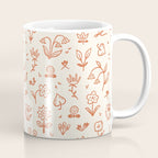 Playful Flower Doodles Coffee Mug Gallery Image 1
