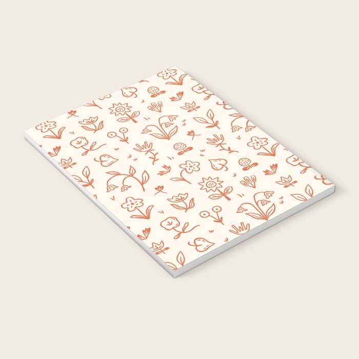 Playful Flower Doodles Notebook Gallery Image 3