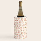 Playful Flower Doodles Wine Chiller Gallery Image 1